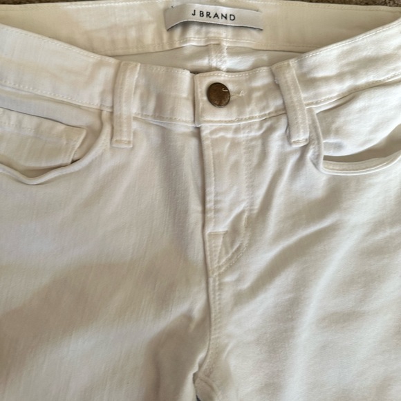 J-Brand brand new cropped distressed skinny jeans - white - Picture 4 of 8
